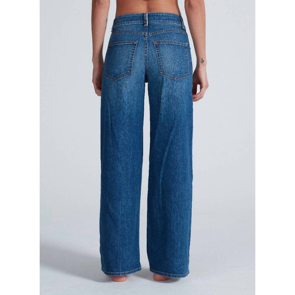 NEW ASKK NY paris pistachio denim in blue - Picture 3 of 4